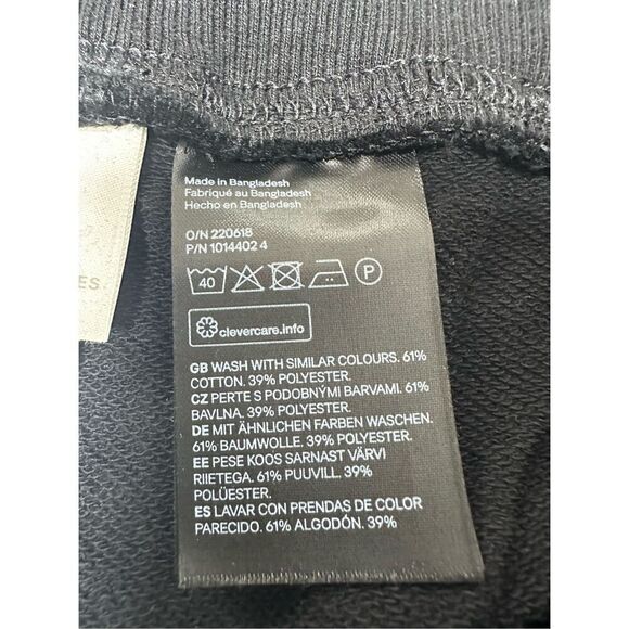 H&M Women’s Cotton Blend Knit Joggers Black Size XL - Picture 9 of 14